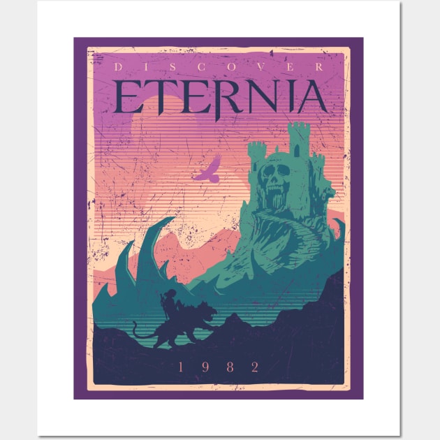 Discover Eternia (sunset variant) Wall Art by djkopet